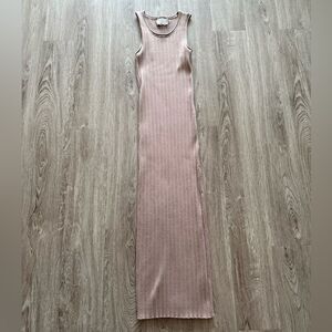 ASOS Ribbed Sleeveless Maxi Dress